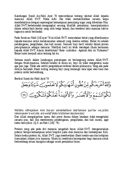 Detail Surat An Nahl Ayat 125 Beserta Artinya Nomer 17