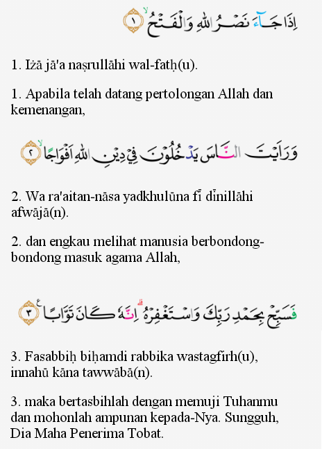 Detail Surat An Nashr Dan Artinya Nomer 14