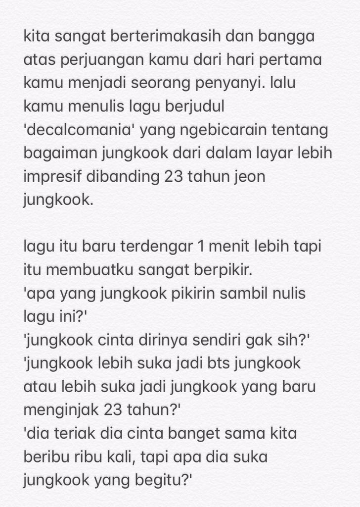 Detail Surat Army Untuk Bts Nomer 21