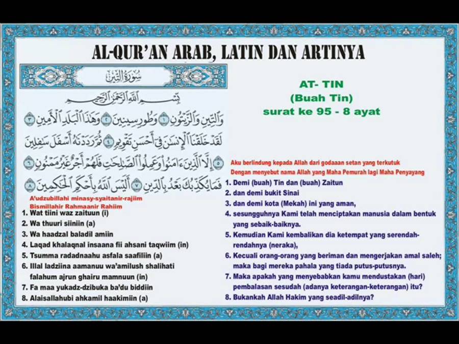 Detail Surat At Tin Artinya Nomer 36