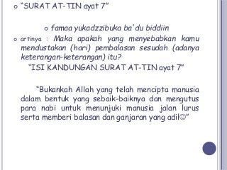 Detail Surat At Tin Dengan Artinya Nomer 46