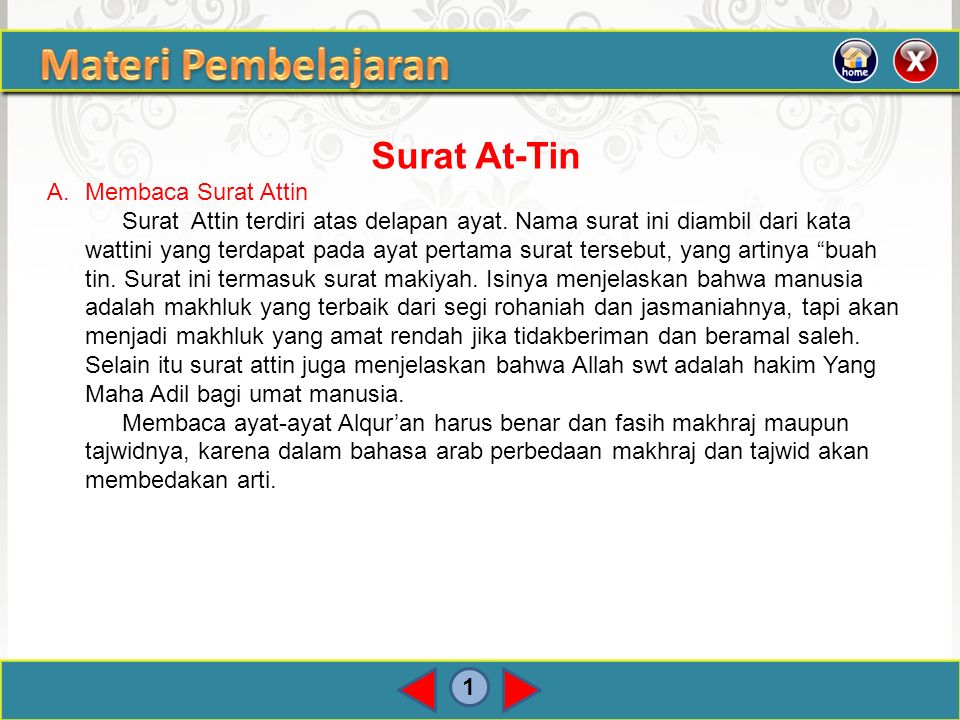 Detail Surat At Tin Surat Ke Berapa Dalam Al Quran Nomer 32