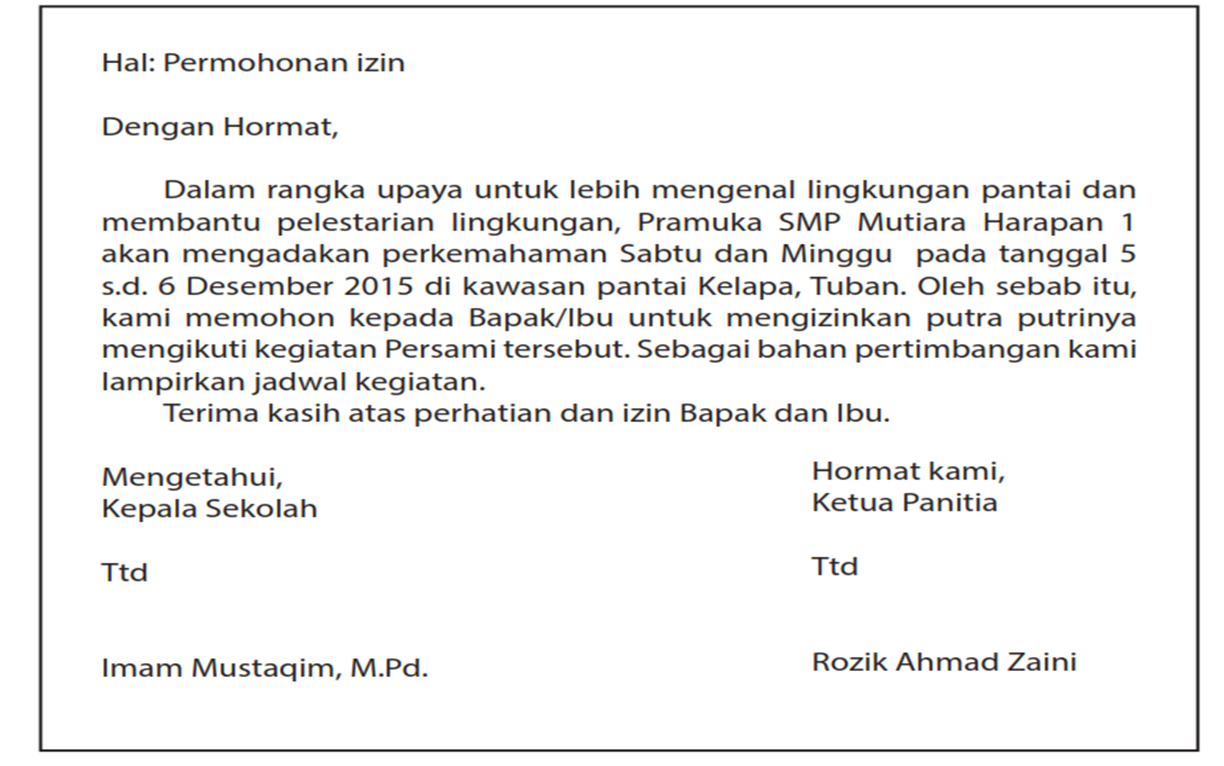 Detail Surat Bahasa Indonesia Nomer 4