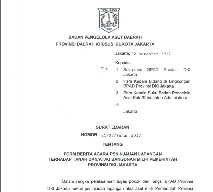 Detail Surat Berita Acara Nomer 49