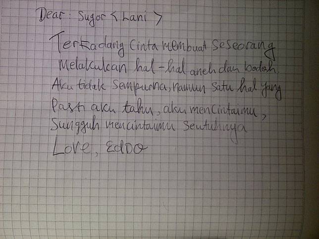 Detail Surat Cinta Untuk Orang Yang Kita Sukai Nomer 30