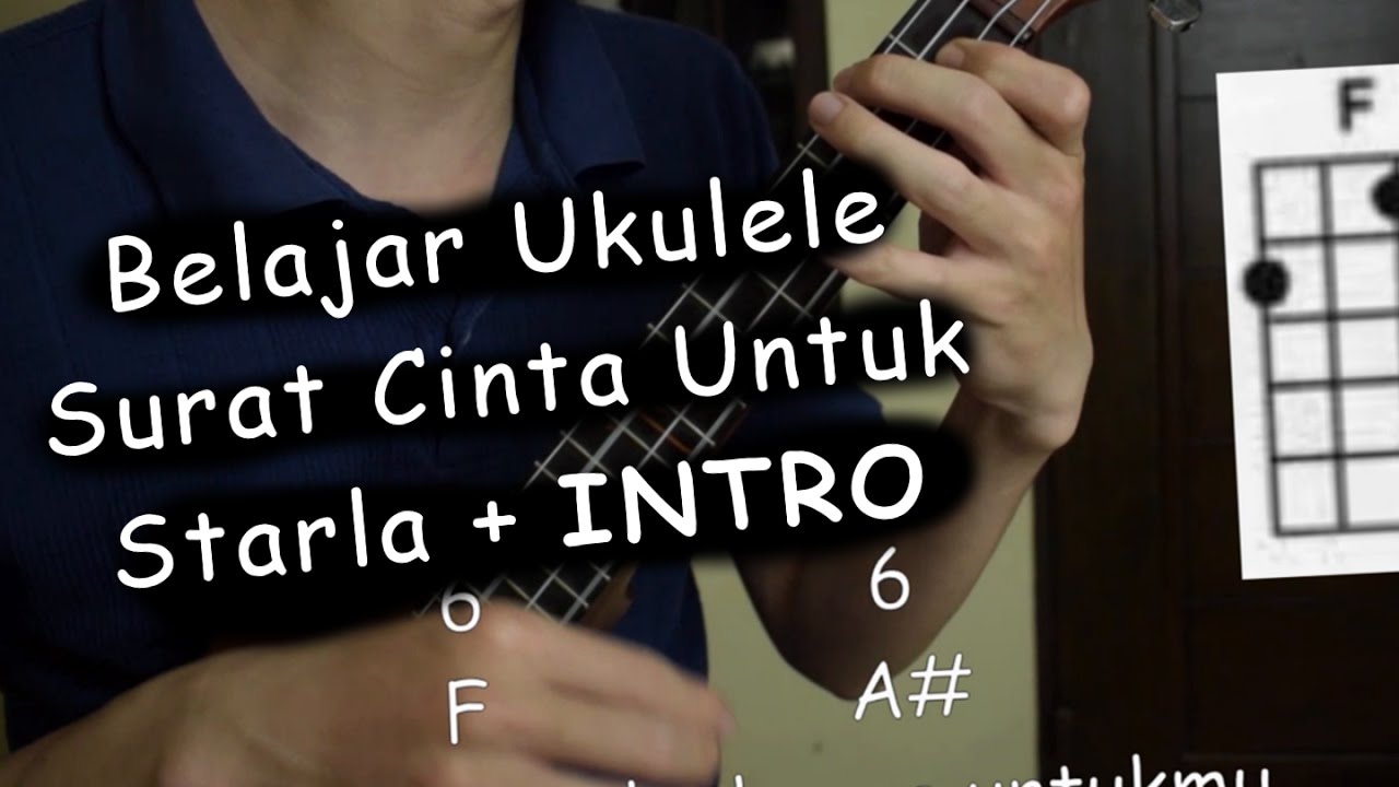 Surat Cinta Untuk Starla Chord Ukulele - KibrisPDR