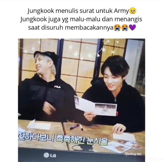 Detail Surat Dari Army Untuk Bts Nomer 20