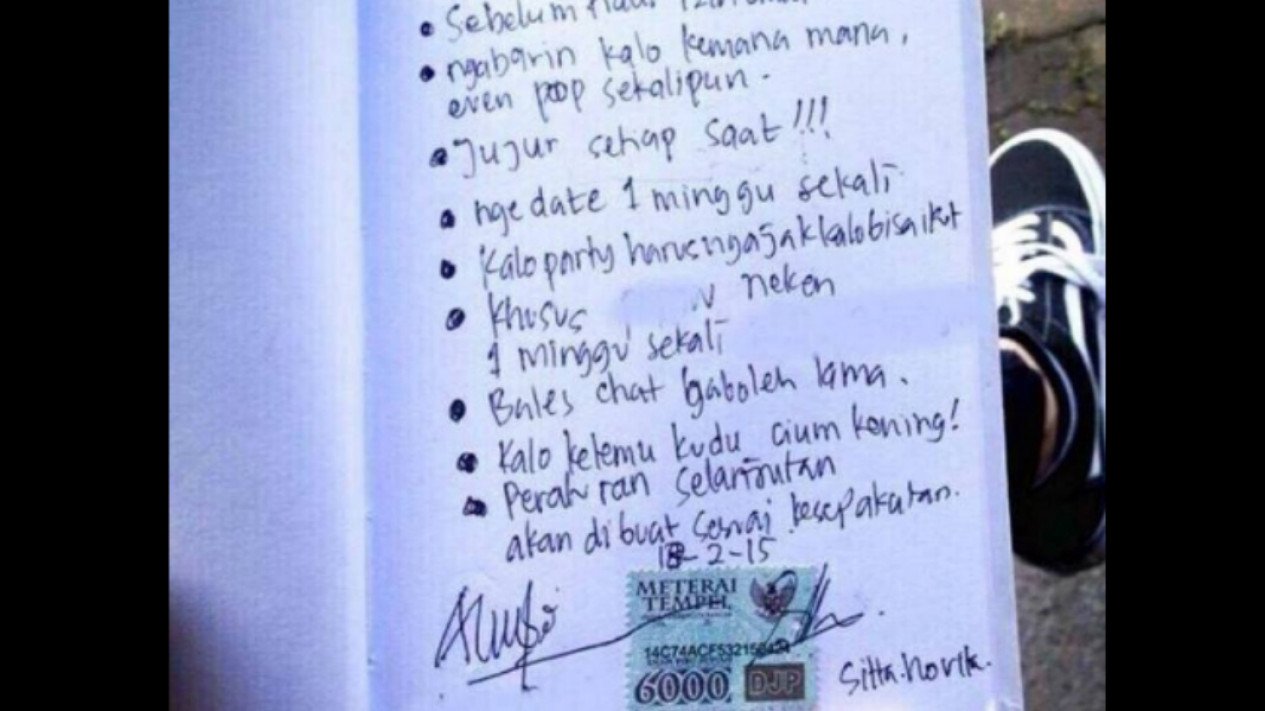 Detail Surat Dilan Untuk Milea Nomer 10