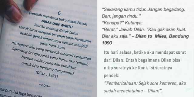 Detail Surat Dilan Untuk Milea Nomer 13