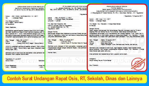 Detail Surat Dinas Undangan Rapat Nomer 44