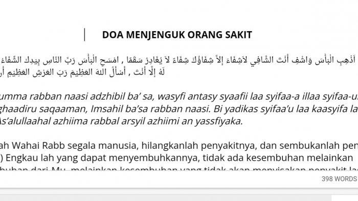 Detail Surat Doa Untuk Orang Sakit Nomer 30