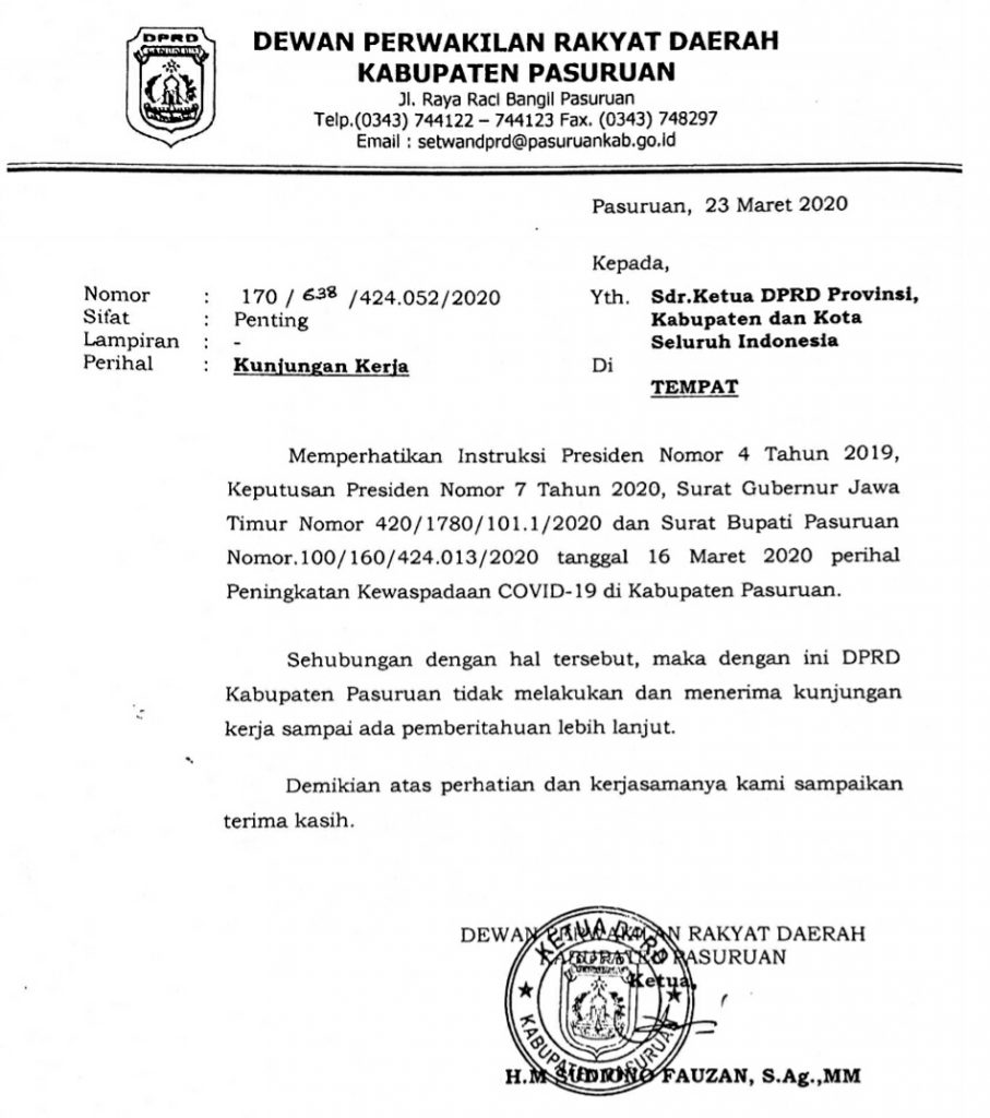Detail Surat Formal Bahasa Indonesia Nomer 28