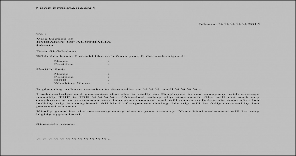 Detail Surat Holiday Bahasa Inggris Nomer 19