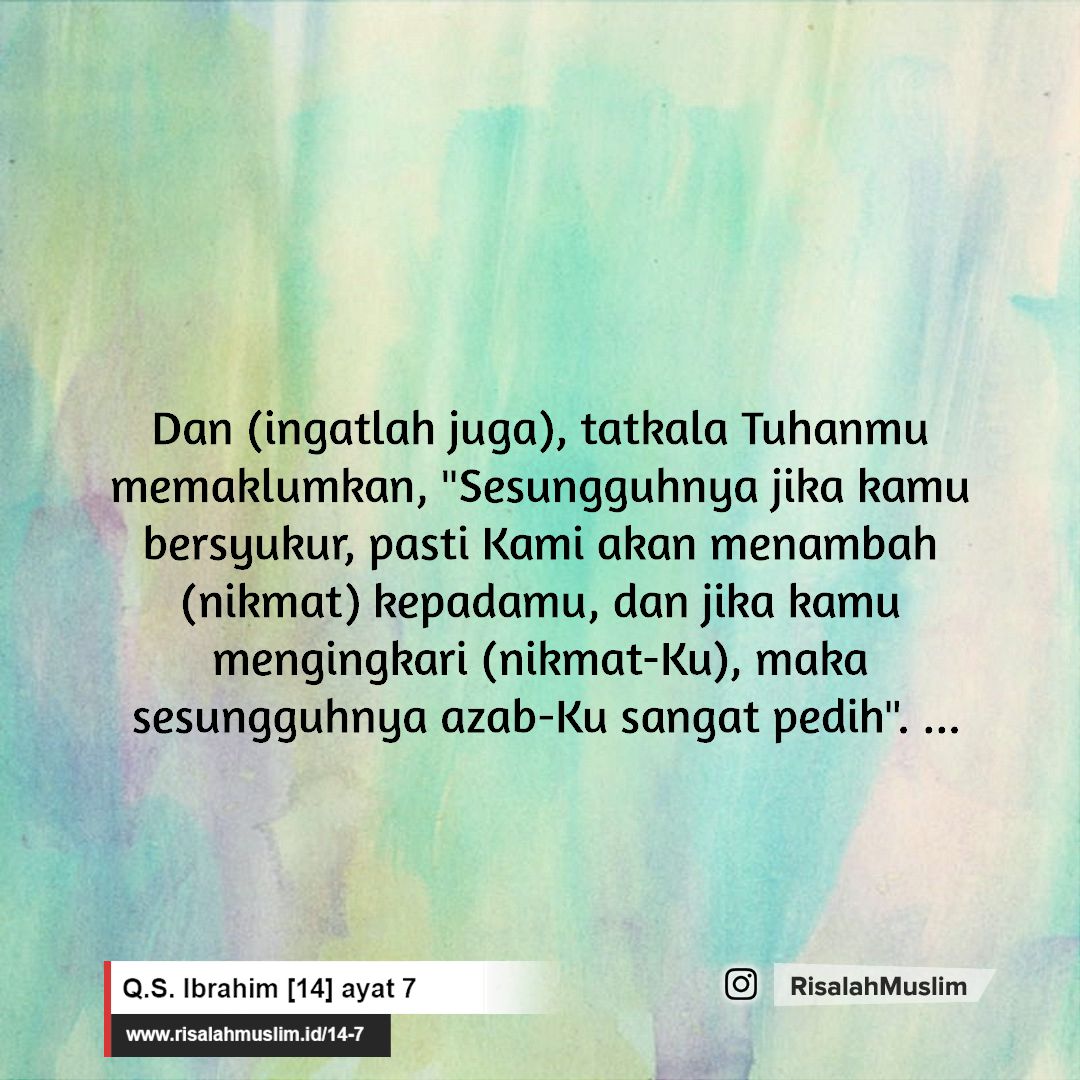 Detail Surat Ibrahim Ayat 7 Beserta Artinya Nomer 18