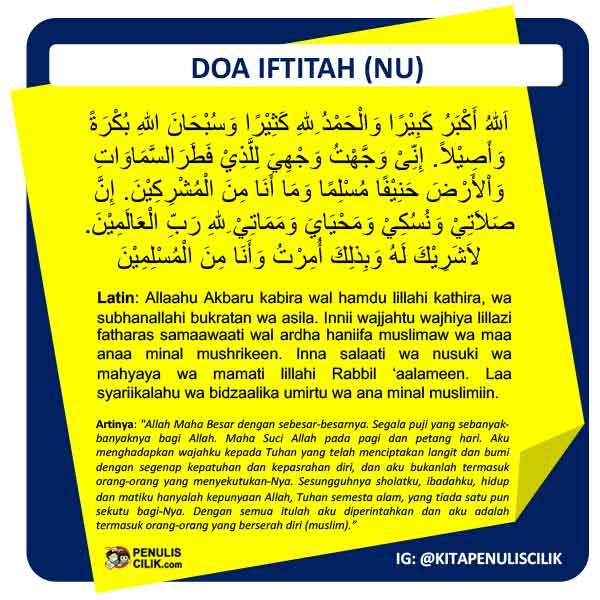 Surat Iftitah Dan Artinya - KibrisPDR