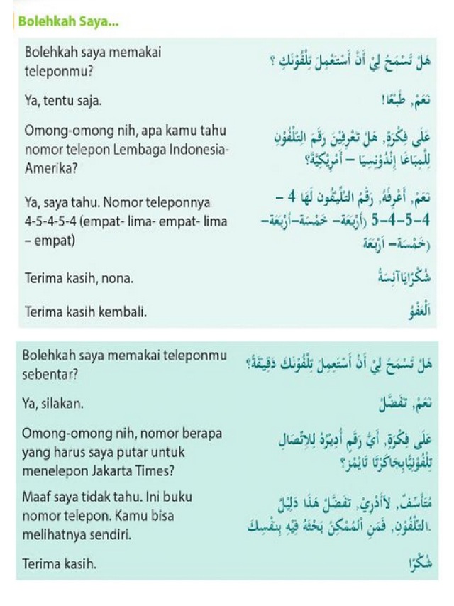 Surat Izin Dalam Bahasa Arab - KibrisPDR