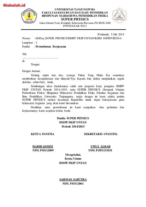 Detail Surat Izin Mengadakan Acara Nomer 26