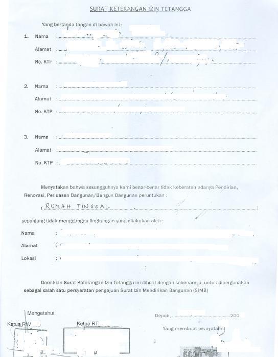 Detail Surat Izin Tetangga Untuk Imb Nomer 11