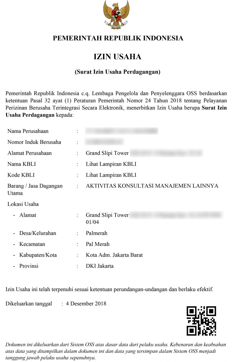 Detail Surat Izin Untuk Dagang Nomer 9