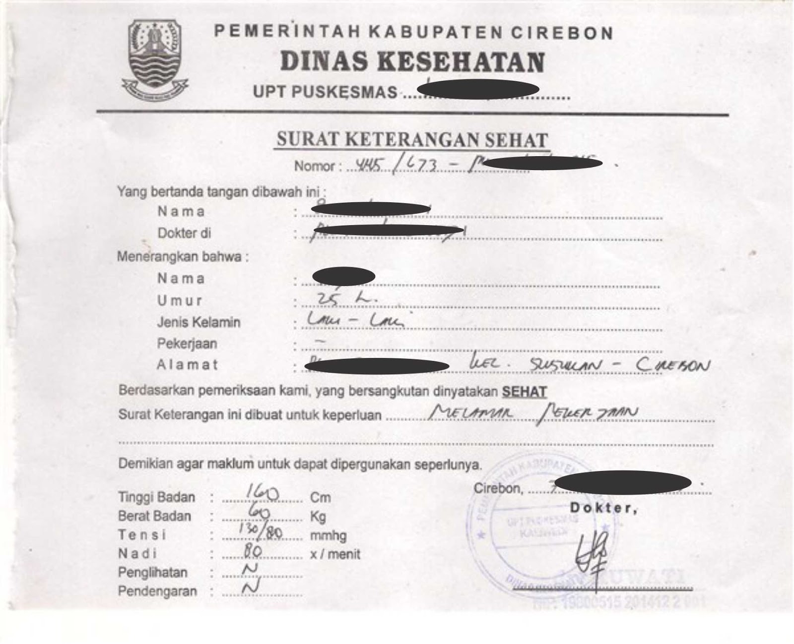 Detail Surat Kesehatan Untuk Sim Nomer 9