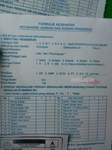 Detail Surat Kesehatan Untuk Sim Nomer 11