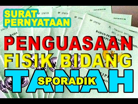 Detail Surat Keterangan Penguasaan Tanah Secara Sporadik Nomer 31