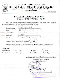 Detail Surat Keterangan Sehat Bahasa Inggris Nomer 9