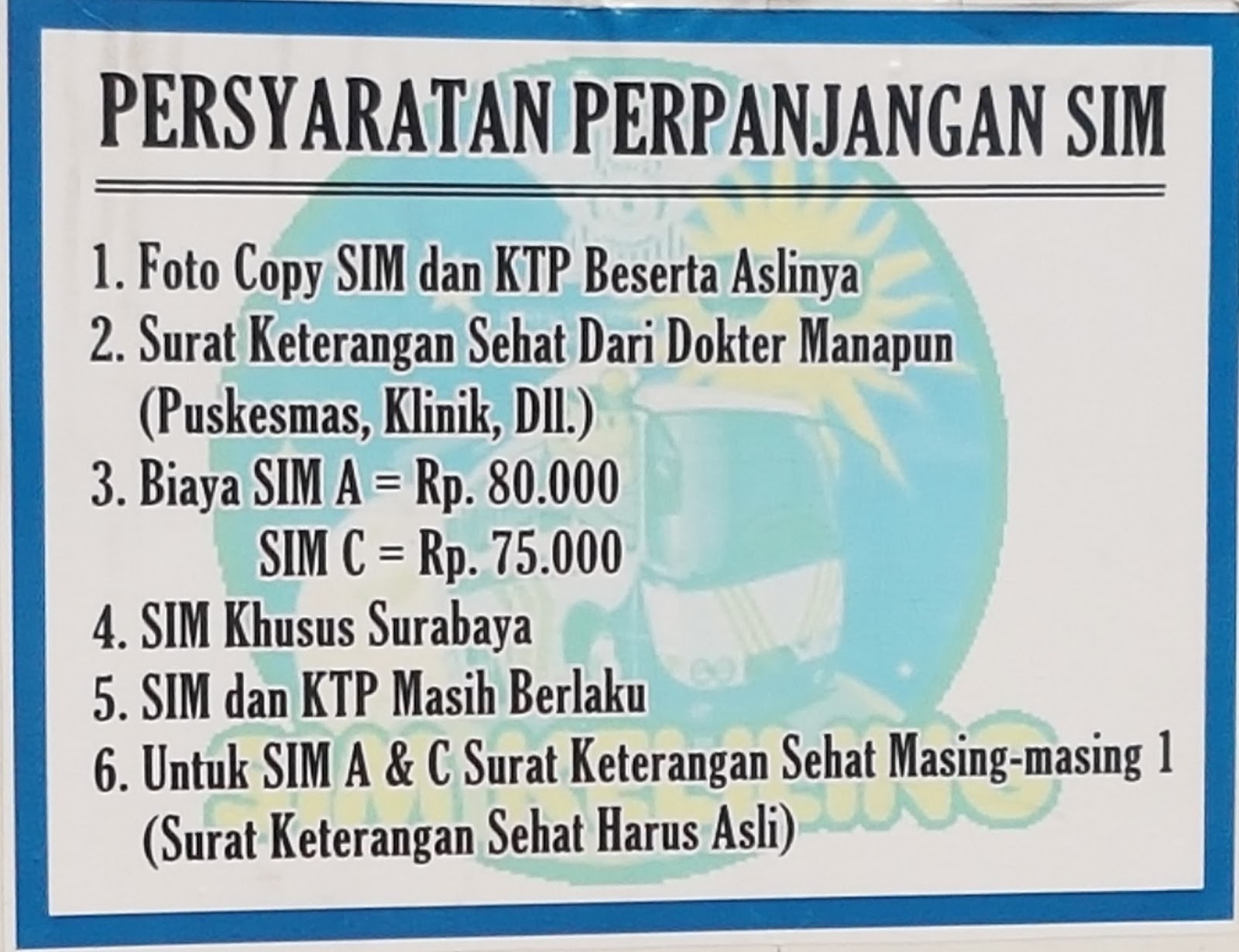 Detail Surat Keterangan Sehat Untuk Sim Nomer 3