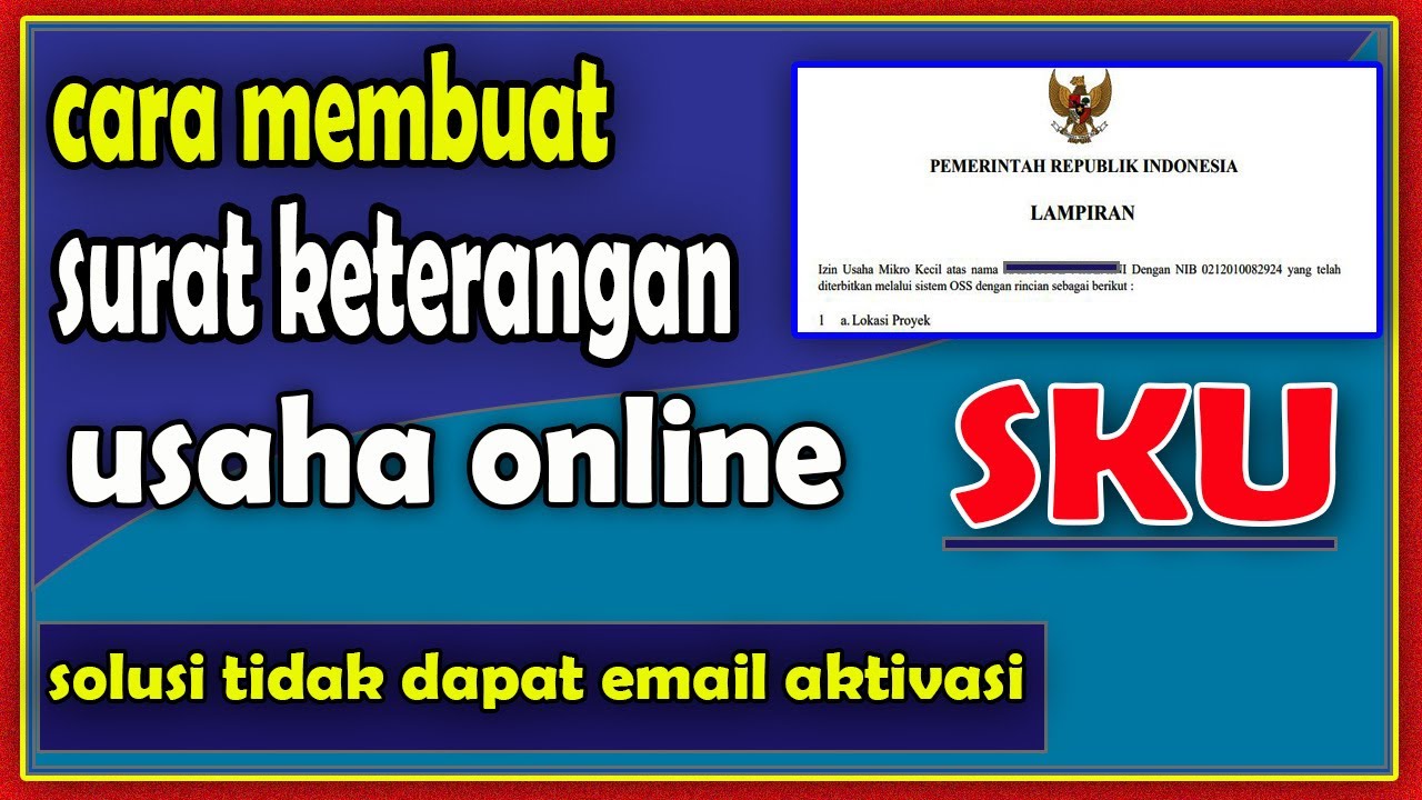 Detail Surat Keterangan Usaha Online Nomer 52