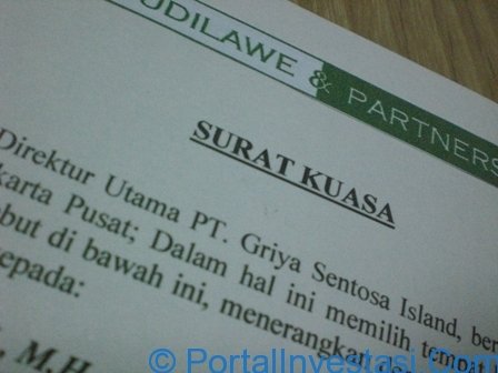 Detail Surat Kuasa Substitusi Nomer 33