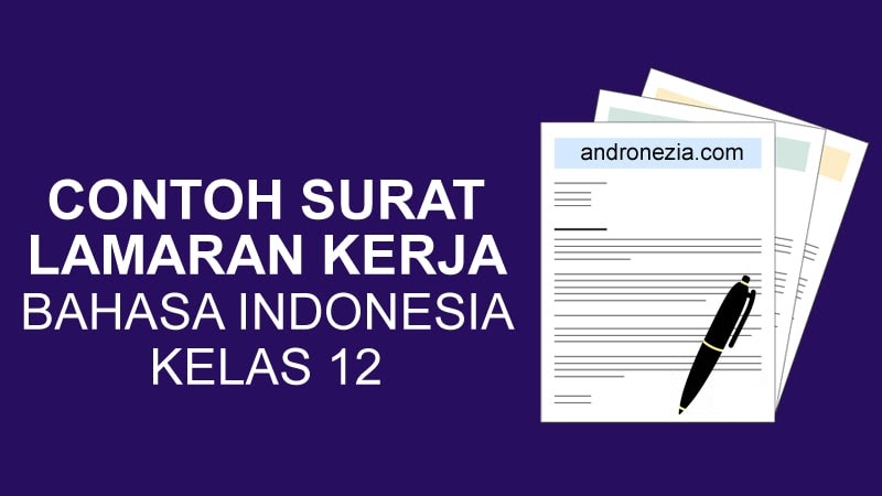 Detail Surat Lamaran Kerja Bahasa Indonesia Kelas 12 Nomer 28