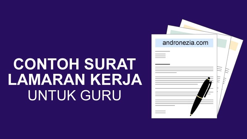 Detail Surat Lamaran Kerja Untuk Guru Nomer 47