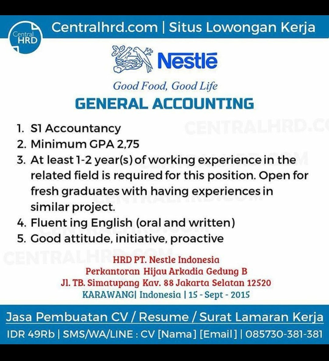 Detail Surat Lamaran Pekerjaan Dalam Bahasa Inggris Nomer 40