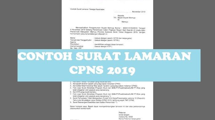 Detail Surat Lamaran Untuk Pns Nomer 45