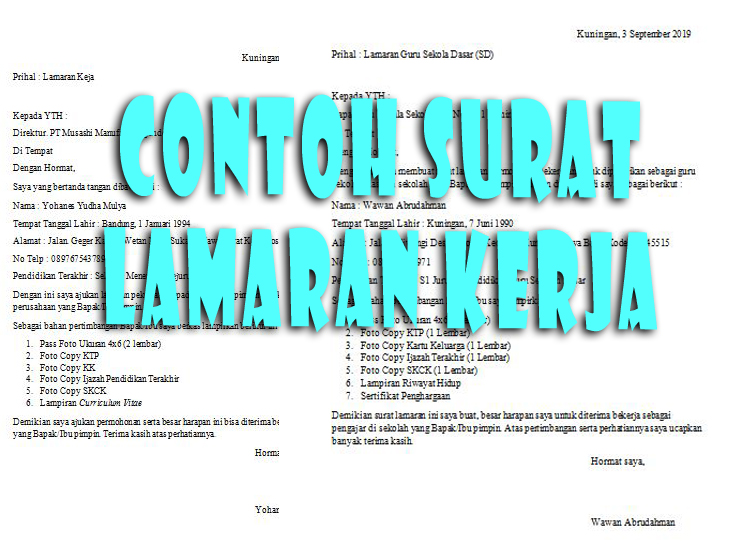 Detail Surat Lamaran Untuk Sekolah Nomer 39