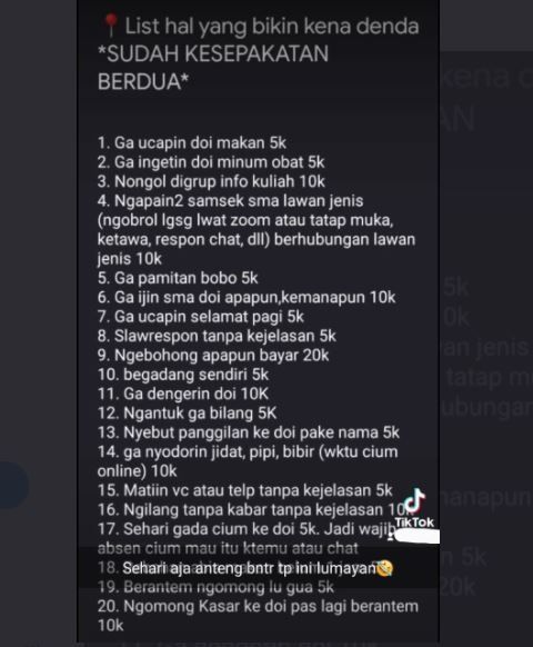 Detail Surat Larangan Pacaran Nomer 8