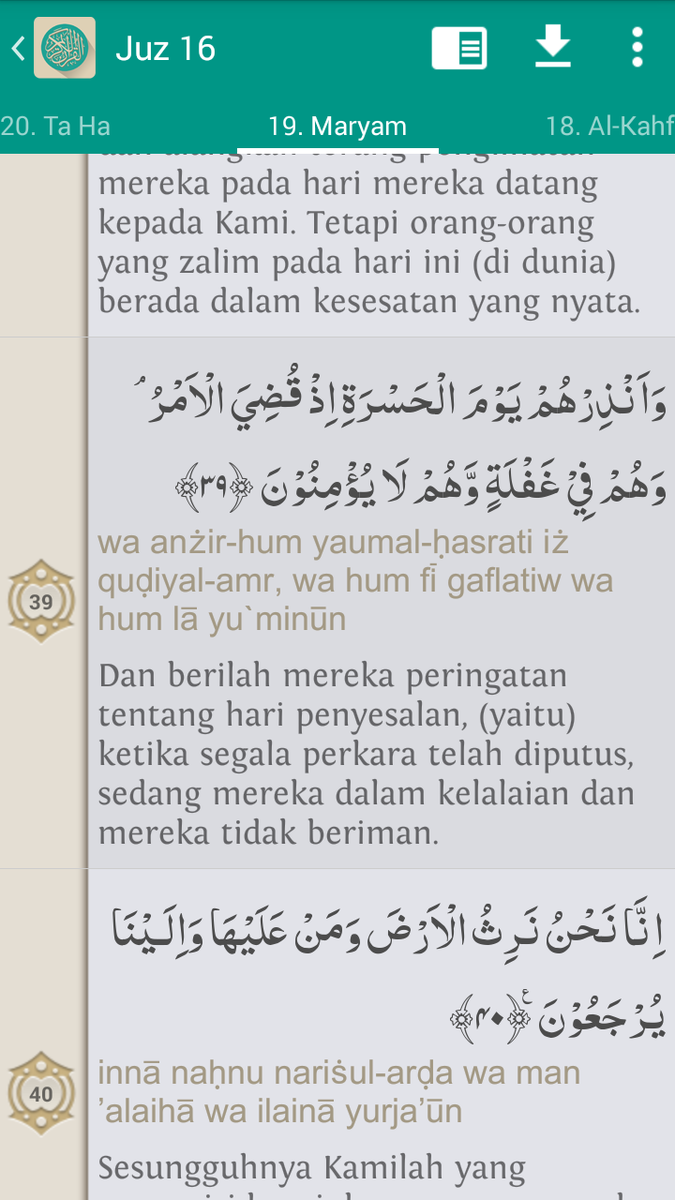 Detail Surat Maryam 1 11 Dan Artinya Nomer 46