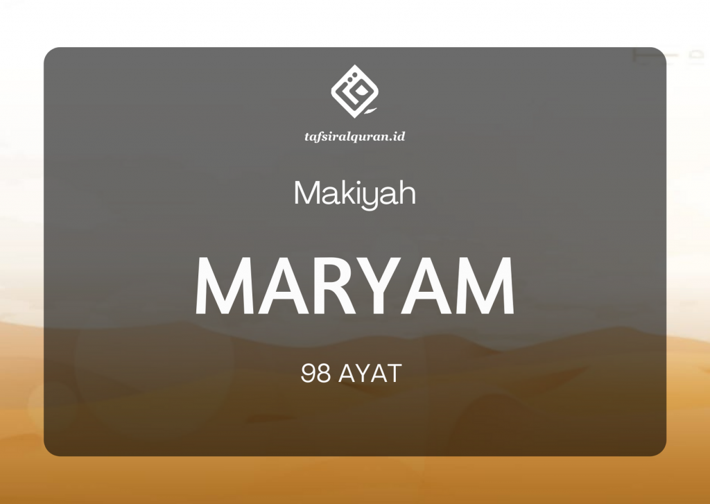 Detail Surat Maryam Halaman Berapa Nomer 38