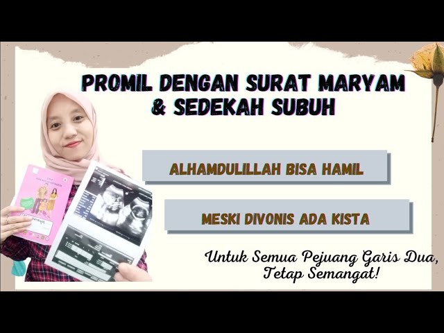 Detail Surat Maryam Untuk Promil Nomer 25