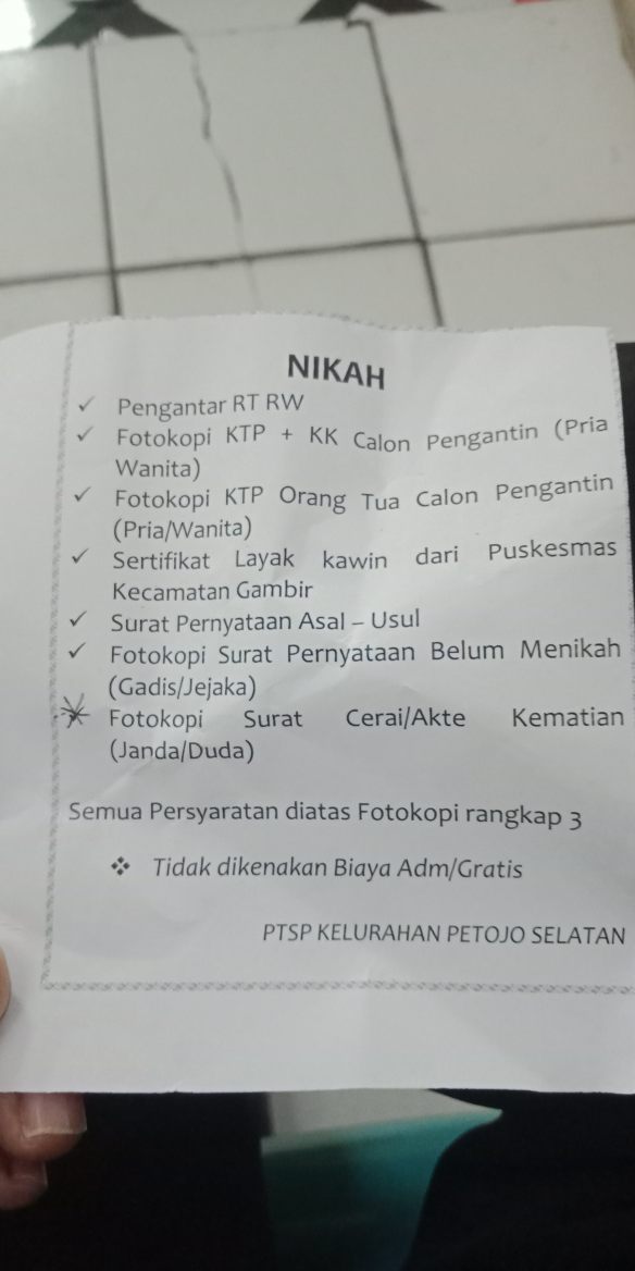 Detail Surat Numpang Nikah Untuk Wanita Nomer 15