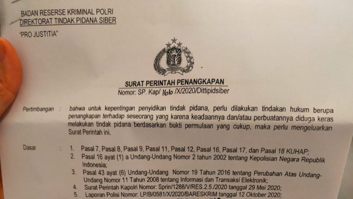 Detail Surat Penangkapan Polisi Nomer 23