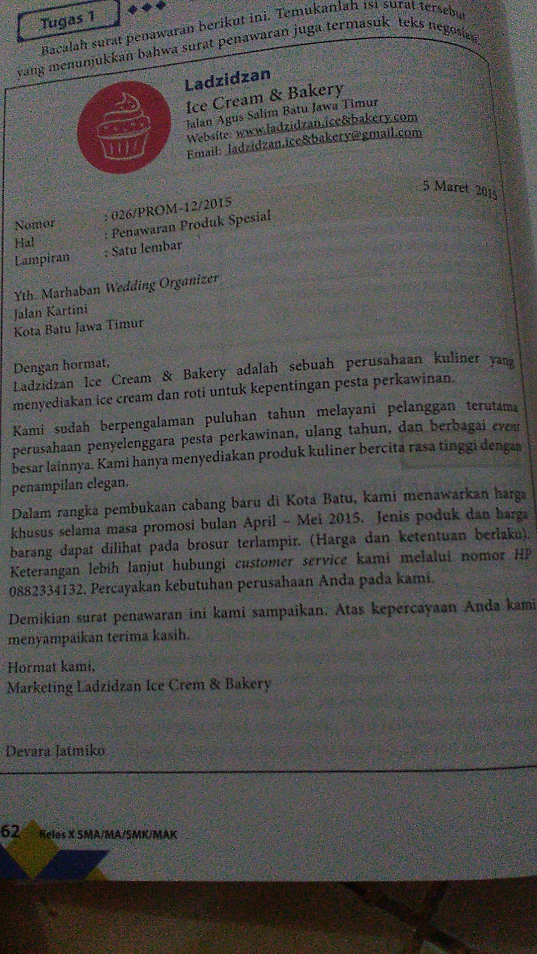 Detail Surat Penawaran Buku Nomer 39