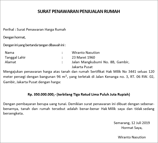 Detail Surat Penawaran Harga Doc Nomer 6