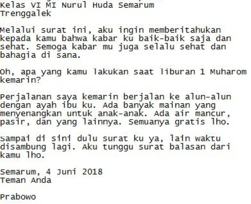 Detail Surat Pendek Untuk Ayah Dan Ibu Nomer 13