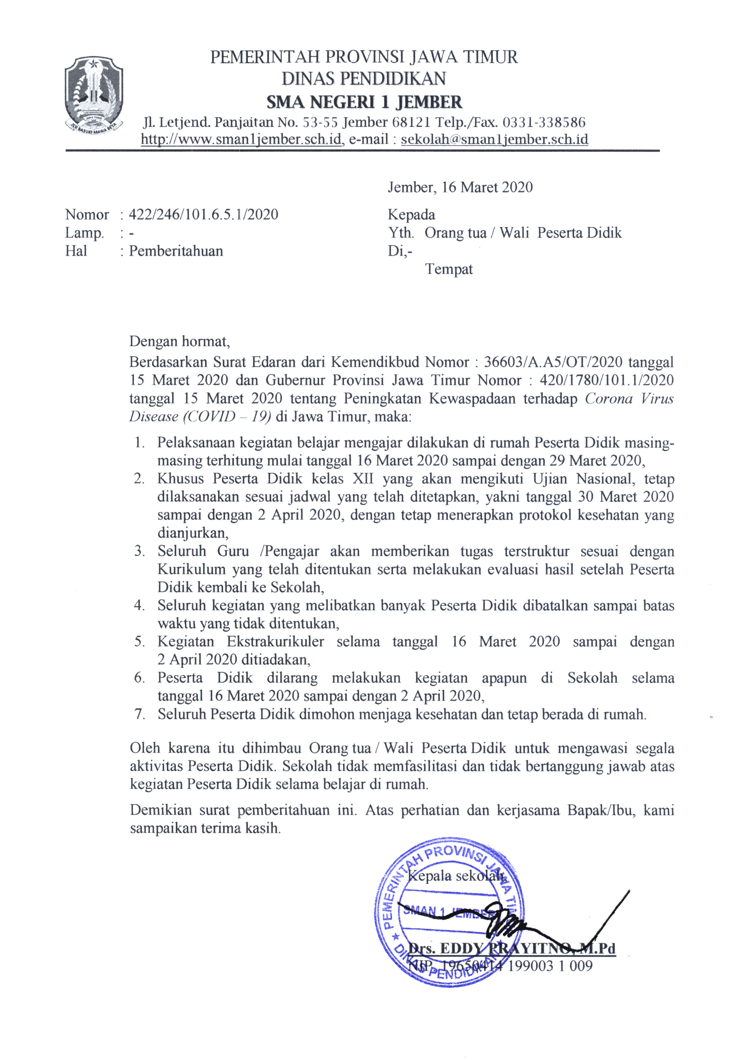 Detail Surat Pengumuman Adalah Nomer 5