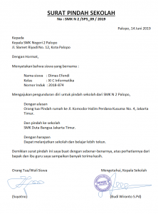 Detail Surat Pengunduran Diri Untuk Sekolah Nomer 49