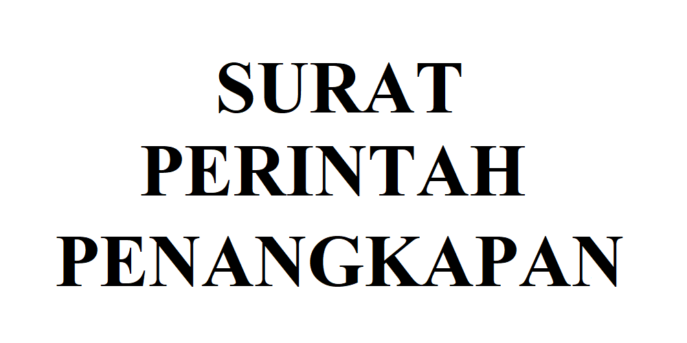 Detail Surat Perintah Penangkapan Nomer 32