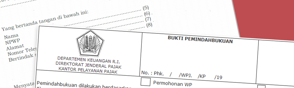 Detail Surat Pernyataan Pemindahbukuan Pajak Nomer 36