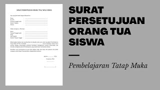 Detail Surat Pernyataan Persetujuan Orang Tua Nomer 30