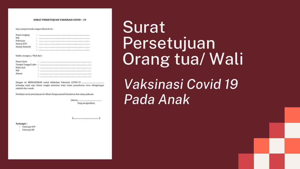 Detail Surat Pernyataan Persetujuan Orang Tua Nomer 52